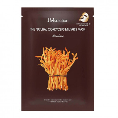 Увлажняющая тканевая антиоксидантная маска с кордицепсом JM Solution The Natural Cordyceps Militaris Mask Moisture купить в Украине