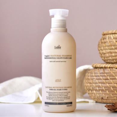 Безсульфатный органический шампунь с эфирными маслами Lador Triplex Natural Shampoo 530 мл купить в Украине 2
