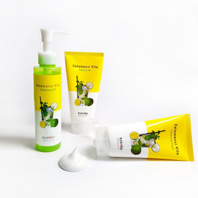 Освітлююча пінка для вмивання з екстрактом каламансі EYENLIP Calamansi Vita Cleansing Foam 120 мл купити в Україні 2