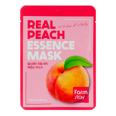 Тканевая маска с экстрактом персика, FarmStay, Peach Essence Mask купить в Украине Тканевая маска с экстрактом персика, FarmStay, Peach Essence Mask купить в Украине