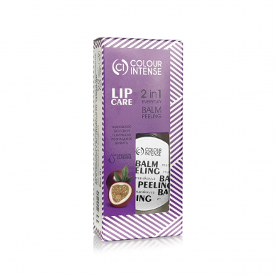 Бальзам-пілінг для губ на основі рослинних олій Маракуя Colour Intense Lip Care 2 in 1 Everyday Balm Peeling 10 г купити в Україні 3