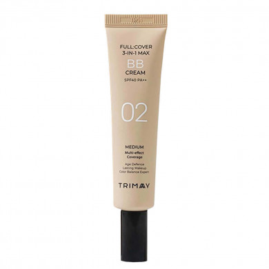Многофункциональный BB крем с аденозином и гиалуроновой кислотой Trimay Full Cover 3-in-1 Max BB Cream SPF40 PA++ 02 30 мл купить в Украине