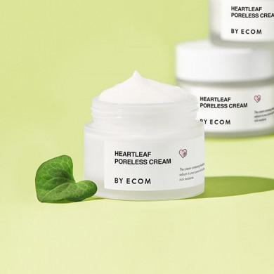 Крем для сужения пор, BY ECOM, Heartleaf Poreless Cream, 50 мл купить в Украине 2 Крем для сужения пор, BY ECOM, Heartleaf Poreless Cream, 50 мл купить в Украине 2