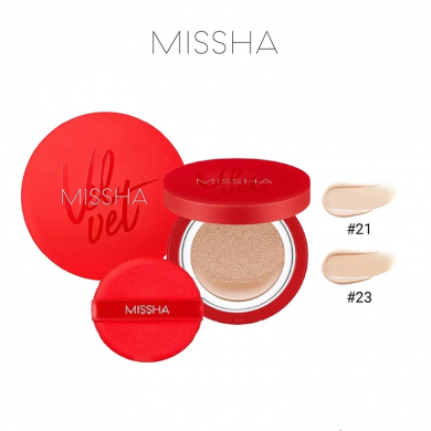 Кушон с матовым финишем тон 23 MISSHA Velvet Finish Cushion SPF50+ / PA+++ #23 15 г купить в Украине 3