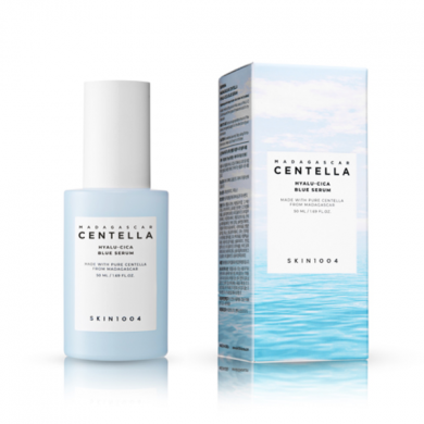 Увлажняющая сыворотка с центеллой и гиалуроновой кислотой, SKIN1004, Madagascar Centella Hyalu-Cica Blue Serum, 30 мл купить в Украине Увлажняющая сыворотка с центеллой и гиалуроновой кислотой, SKIN1004, Madagascar Centella Hyalu-Cica Blue Serum, 30 мл купить в Украине