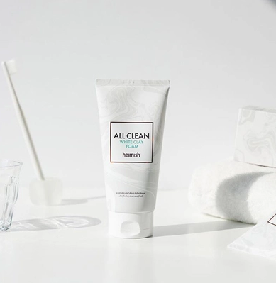 Заспокійлива пінка для вмивання з білою глиною Heimish All Clean White Clay Foam 30 мл купити в Україні 3