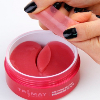 Осветляющие патчи для век с экстрактом розы и вина, Trimay, Rose Wine Brilliant Brightening Eye Patch, 60 шт купить в Украине 2 Осветляющие патчи для век с экстрактом розы и вина, Trimay, Rose Wine Brilliant Brightening Eye Patch, 60 шт купить в Украине 2