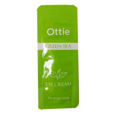 Крем для кожи вокруг глаз с зеленым чаем, Ottie, Green Tea Eye Cream, 1 мл (пробник) купить в Украине Крем для кожи вокруг глаз с зеленым чаем, Ottie, Green Tea Eye Cream, 1 мл (пробник) купить в Украине