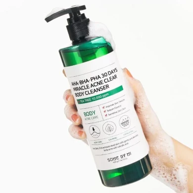 Гель для душа для проблемної шкіри SOME BY MI AHA.BHA.PHA 30 Days Miracle Clear Body Cleanser 400 г купити в Україні 2