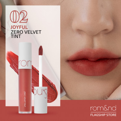 Матовый тинт для губ, rom&nd, Zero Velvet Tint #02 Joyful купить в Украине 2 Матовый тинт для губ, rom&nd, Zero Velvet Tint #02 Joyful купить в Украине 2