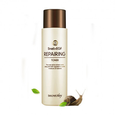 Відновлюючий тонер з муцином равлика, Secret Key, Snail Repairing Toner, 150 мл купити в Україні Відновлюючий тонер з муцином равлика, Secret Key, Snail Repairing Toner, 150 мл купити в Україні