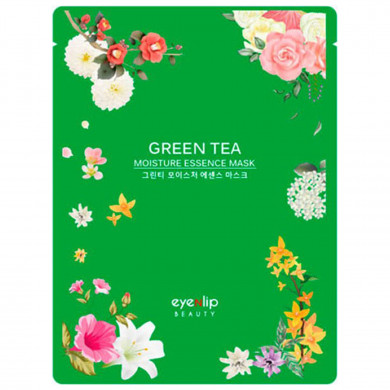 Тканевая маска с экстрактом зеленого чая, EYENLIP, Green Tea Moisture Essence Mask купить в Украине Тканевая маска с экстрактом зеленого чая, EYENLIP, Green Tea Moisture Essence Mask купить в Украине