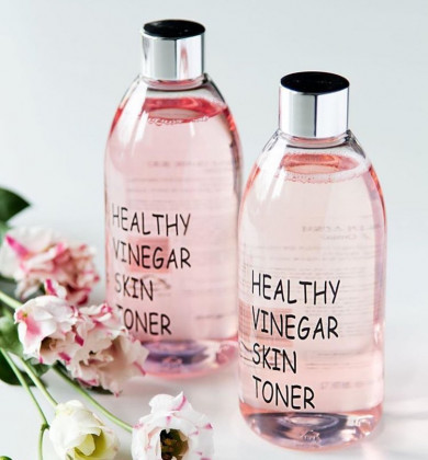 Відбілюючий тонер з екстрактом шовковиці REALSKIN Healthy Vinegar Skin Toner Mulberry 300 мл купити в Україні 2