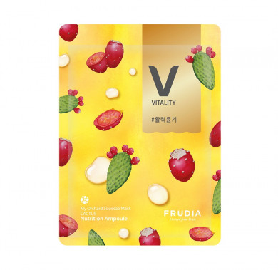 Тонізуюча тканинна маска з екстрактом кактуса FRUDIA My Orchard Squeeze Mask купити в Україні