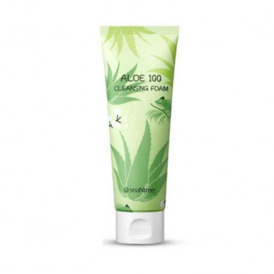 Успокаивающая пенка с экстрактом алоэ, SeaNtree, Aloe 100 Cleansing Foam, 120 мл купить в Украине Успокаивающая пенка с экстрактом алоэ, SeaNtree, Aloe 100 Cleansing Foam, 120 мл купить в Украине