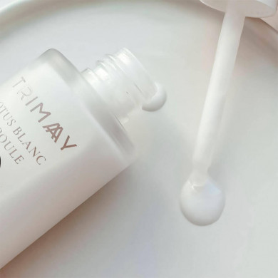Концентрована відбілююча сироватка з ніацинамідом та лотосом Trimay Lotus Blanc Ampoule 50 мл купити в Україні 2