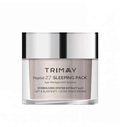 Антивозрастная ночная маска с комплексом пептидов, Trimay, Peptid 27 Sleeping Pack, 50 мл купить в Украине Антивозрастная ночная маска с комплексом пептидов, Trimay, Peptid 27 Sleeping Pack, 50 мл купить в Украине