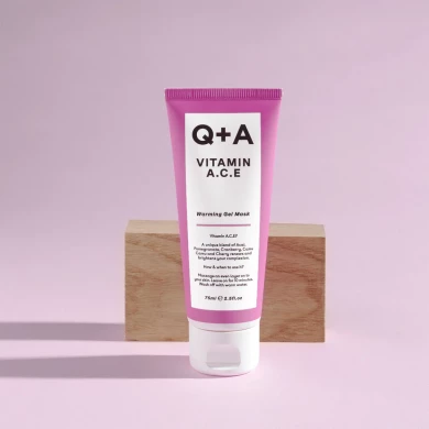 Мультивітамінна маска для обличчя Q+A Vitamin A.C.E. Warming Gel Mask 75 мл купити в Україні 4