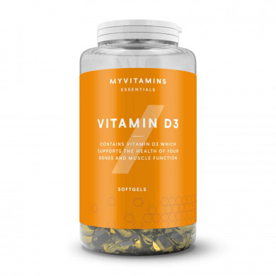Вітамін D 2500 МО Myprotein Myvitamins Vitamin D3 180 капсул купити в Україні