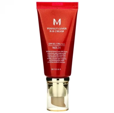 Тональный ВВ крем #31, MISSHA, M Perfect Cover BB Cream SPF42/PA+++ #31, 50 мл купить в Украине Тональный ВВ крем #31, MISSHA, M Perfect Cover BB Cream SPF42/PA+++ #31, 50 мл купить в Украине