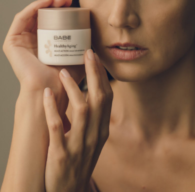 Багатофункціональний крем для зрілої шкіри Babe Laboratorios Healthy Aging Multi Action Cream For Mature Skin 50 мл купити в Україні 3