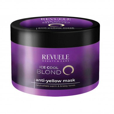 Маска для волосся для нейтралізації жовтизни Revuele Ice Cool Blond Anti-Yellow Hair Mask 500 мл купити в Україні
