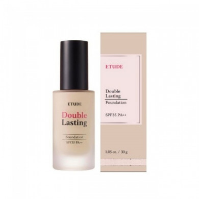 Стойкая тональная основа с матовым финишем, ETUDE HOUSE, Double Lasting Foundation, 21W1 Beige, SPF35 PA++, 30 г купить в Украине Стойкая тональная основа с матовым финишем, ETUDE HOUSE, Double Lasting Foundation, 21W1 Beige, SPF35 PA++, 30 г купить в Украине