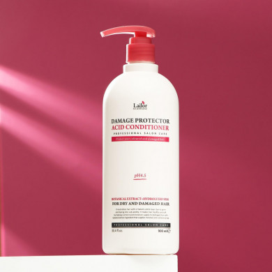 Безлуговий кондиціонер з колагеном і аргановою олією Lador Damaged Protector Acid Conditioner 900 мл купити в Україні 3