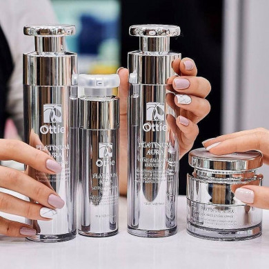 Антивікова сироватка з платиною Ottie Platinum Aura Nutri-intensive Serum 40 мл купити в Україні 2