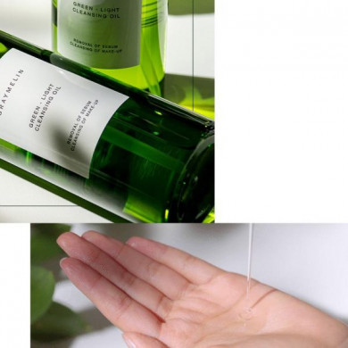 Гидрофильное масло с экстрактом зеленого чая, Graymelin, Green-Light Cleansing Oil, 400 мл купить в Украине 3 Гидрофильное масло с экстрактом зеленого чая, Graymelin, Green-Light Cleansing Oil, 400 мл купить в Украине 3