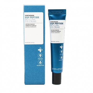 Омолаживающий пептидный крем для век Fortheskin EGF Peptide Bio Clinic Eye Cream 30 мл купить в Украине