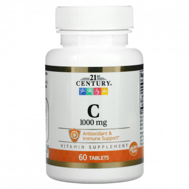 Витамин C 21st Century Vitamin C 1000 мг 60 таблеток купить в Украине