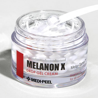Антивіковий освітлювальний капсульний крем-гель з ретинолом MEDI-PEEL Melanon X Drop Gel Cream 50 мл купити в Україні 2