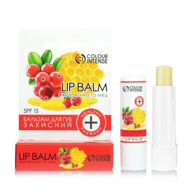 Защитный бальзам для губ Клюква и Мед SPF15 Colour Intense Lip Balm 5 г купить в Украине