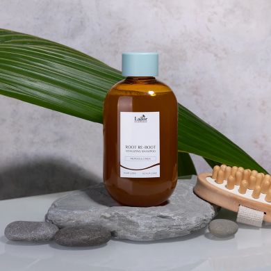 Шампунь для сухой кожи головы  Lador Root Re-Boot Vitalizing Shampoo Propolis & Citron 300 мл купить в Украине 3