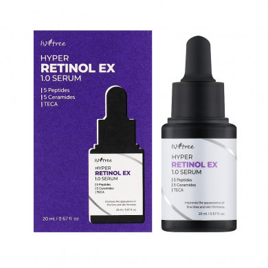 Антивозрастная сыворотка с ретинолом ISNTREE Hyper Retinol EX 1.0 Serum 20 мл (СРОК ДО 07.03.2026) купить в Украине