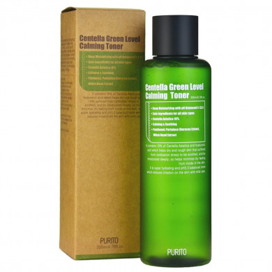 Успокаивающий тонер с экстрактом центеллы, Purito, Centella Green Level Calming Toner, 200 мл купить в Украине Успокаивающий тонер с экстрактом центеллы, Purito, Centella Green Level Calming Toner, 200 мл купить в Украине