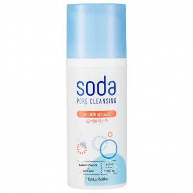 Очищающая кислородная маска с маслом чайного дерева и содой, Holika Holika, Soda Pore Cleansing Bubble Mask, 100 мл купить в Украине Очищающая кислородная маска с маслом чайного дерева и содой, Holika Holika, Soda Pore Cleansing Bubble Mask, 100 мл купить в Украине