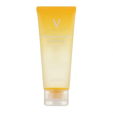 Висвітлююча вітамінна нічна маска для обличчя MEDI FLOWER Aronyx Vitamin Brightening Sleeping Pack 100 мл купити в Україні 2