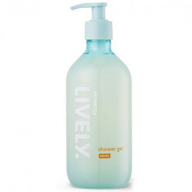 Гель для душу з ефірною олією м'яти AROMATICA Lively Shower Gel Minty 500 мл купити в Україні