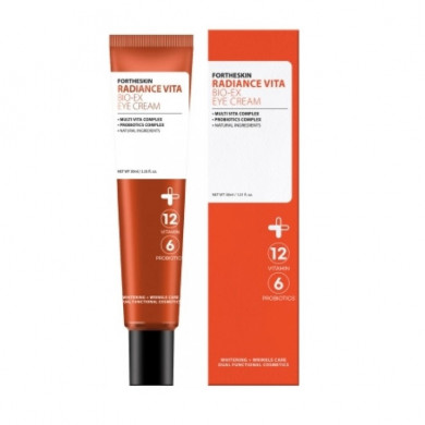 Осветляющий и подтягивающий витаминный крем для век Fortheskin Radiance Vita Bio-Ex Eye Cream 30 мл купить в Украине