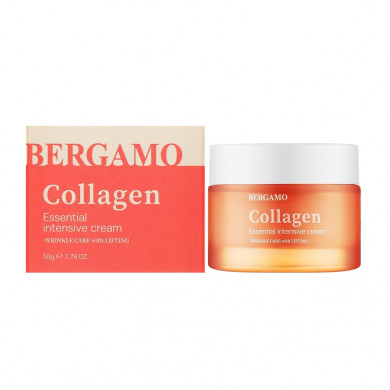 Інтенсивний крем для обличчя з колагеном BERGAMO Essential Intensive Cream Collagen 50 г купити в Україні 2