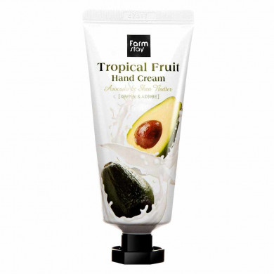 Крем для рук с авокадо и маслом ши, FarmStay, Tropical Fruit Avocado & Shea Butter Hand Cream, 50 мл купить в Украине Крем для рук с авокадо и маслом ши, FarmStay, Tropical Fruit Avocado & Shea Butter Hand Cream, 50 мл купить в Украине