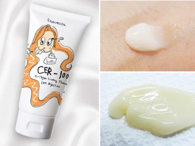 Восстанавливающая маска для волос с коллагеном, Elizavecca, Milky Piggy Collagen Ceramide Coating Protein Treatment, 100 мл купить в Украине 2 Восстанавливающая маска для волос с коллагеном, Elizavecca, Milky Piggy Collagen Ceramide Coating Protein Treatment, 100 мл купить в Украине 2