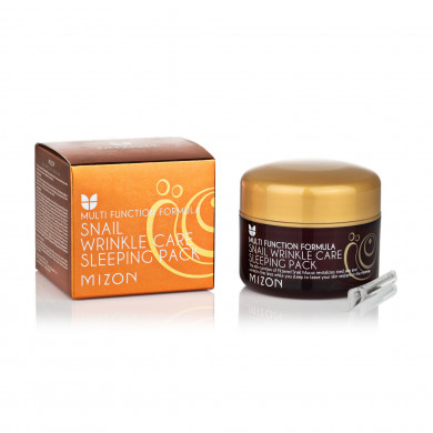 Ночная маска с фильтратом слизи улитки, MIZON, Snail Wrinkle Care Sleeping Pack, 80 мл купить в Украине 2 Ночная маска с фильтратом слизи улитки, MIZON, Snail Wrinkle Care Sleeping Pack, 80 мл купить в Украине 2
