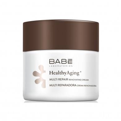 Ночной восстанавливающий крем с антивозрастным комплексом Babe Laboratorios Healthy Aging Multi Repair Renovating Cream 50 мл купить в Украине