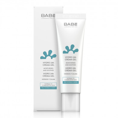 Зволожуючий крем-гель для обличчя Babe Laboratorios Hydro 24h Cream-Gel Moisturises Soothes 50 мл купити в Україні 2