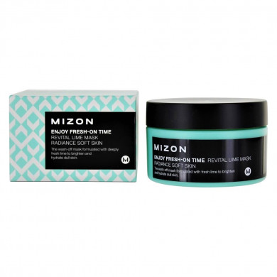 Маска с лаймом для увлажнения и улучшения тона кожи, MIZON, Enjoy Fresh-On Time Revital Lime Mask, 100 мл купить в Украине Маска с лаймом для увлажнения и улучшения тона кожи, MIZON, Enjoy Fresh-On Time Revital Lime Mask, 100 мл купить в Украине