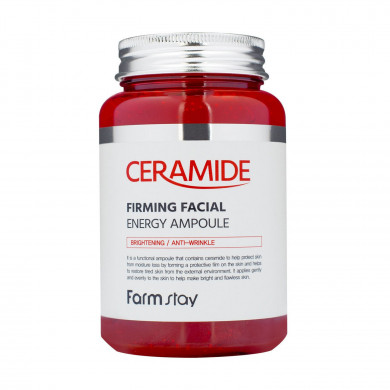 Укрепляющая сыворотка с керамидами FarmStay Ceramide Firming Facial Energy Ampoule 250 мл купить в Украине