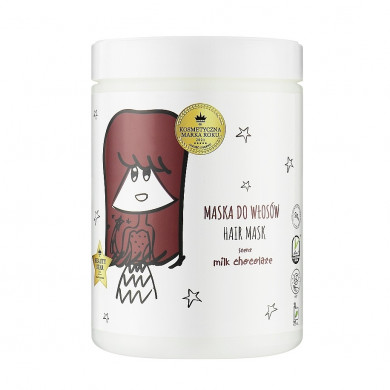 Поживна маска для волосся з ароматом шоколаду Большой объем HISKIN Crazy Hair Milk Chocolate Hair Mask 1000 мл купити в Україні